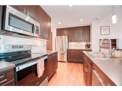 225 Auburn Crest Way Se, Calgary, AB - Indoor Photo Showing Kitchen With Double Sink