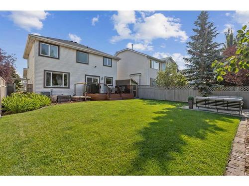 573 Douglas Woods Mews Se, Calgary, AB - Outdoor With Deck Patio Veranda With Backyard