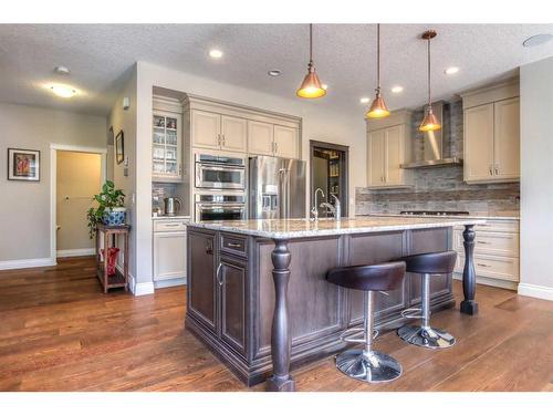 13 Marquis View Se, Calgary, AB - Indoor Photo Showing Kitchen With Upgraded Kitchen