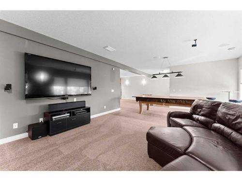 236 Aspenmere Close, Chestermere, AB - Indoor Photo Showing Living Room