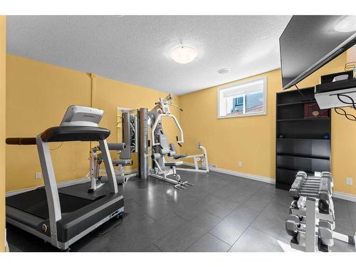 236 Aspenmere Close, Chestermere, AB - Indoor Photo Showing Gym Room