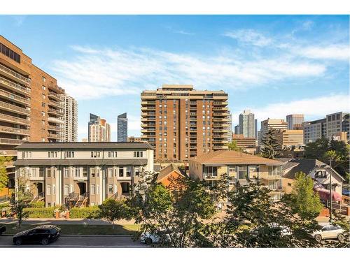 403-1001 14 Avenue Sw, Calgary, AB - Outdoor With Balcony With Facade