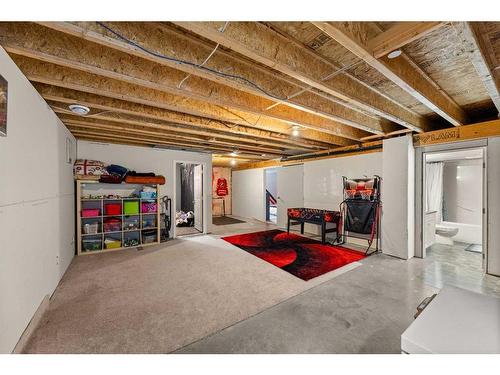 12 Mackenzie Way, Carstairs, AB - Indoor Photo Showing Basement