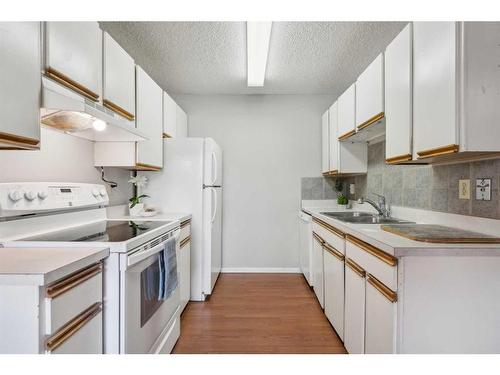 214-15403 Deer Run Drive Se, Calgary, AB - Indoor Photo Showing Kitchen With Double Sink