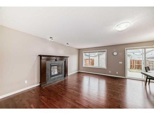 198 Skyview Springs Crescent Ne, Calgary, AB - Indoor Photo Showing Living Room With Fireplace