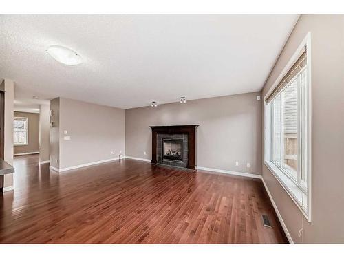 198 Skyview Springs Crescent Ne, Calgary, AB - Indoor Photo Showing Living Room With Fireplace