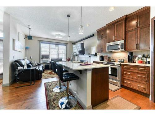 89 Redstone Plaza Ne, Calgary, AB - Indoor Photo Showing Kitchen With Upgraded Kitchen