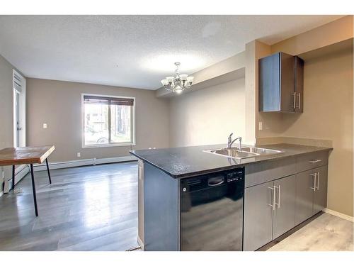 110-15 Saddlestone Way Ne, Calgary, AB - Indoor Photo Showing Kitchen With Double Sink