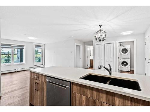 2110-6118 80 Avenue Ne, Calgary, AB - Indoor Photo Showing Kitchen With Double Sink