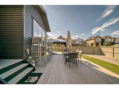 139 Coopersfield Way Sw, Airdrie, AB - Outdoor With Deck Patio Veranda With Exterior