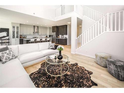 343 Spring Creek Circle Sw, Calgary, AB - Indoor Photo Showing Living Room