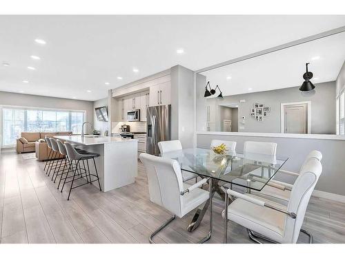 1254 Carrington Boulevard Nw, Calgary, AB - Indoor Photo Showing Dining Room