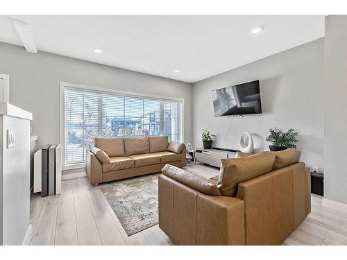 1254 Carrington Boulevard Nw, Calgary, AB - Indoor Photo Showing Living Room