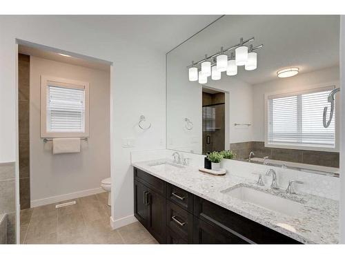 99 Ridge View Close, Cochrane, AB - Indoor Photo Showing Bathroom