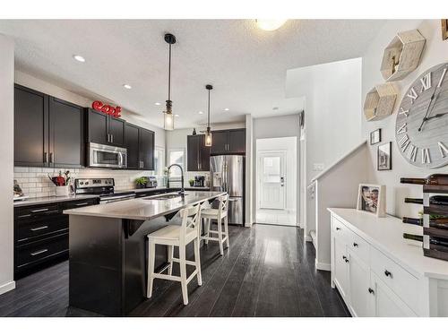 232 Copperpond Parade Se, Calgary, AB - Indoor Photo Showing Kitchen With Upgraded Kitchen