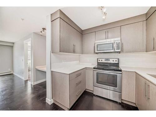 4113-302 Skyview Ranch Drive Ne, Calgary, AB - Indoor Photo Showing Kitchen With Stainless Steel Kitchen