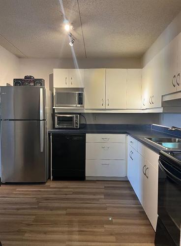 906-5204 Dalton Drive Nw, Calgary, AB - Indoor Photo Showing Kitchen With Double Sink