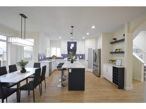 113 W Creek Boulevard, Chestermere, AB - Indoor Photo Showing Dining Room