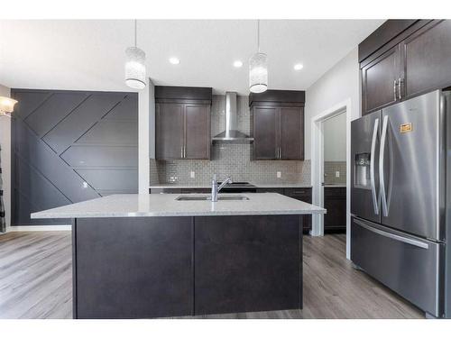 37 Savanna Row Ne, Calgary, AB - Indoor Photo Showing Kitchen With Stainless Steel Kitchen With Upgraded Kitchen