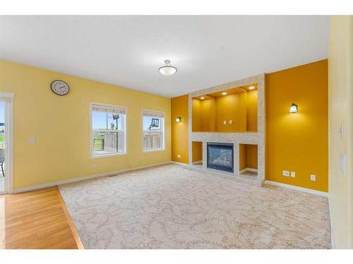 277 Martin Crossing Place Ne, Calgary, AB - Indoor With Fireplace