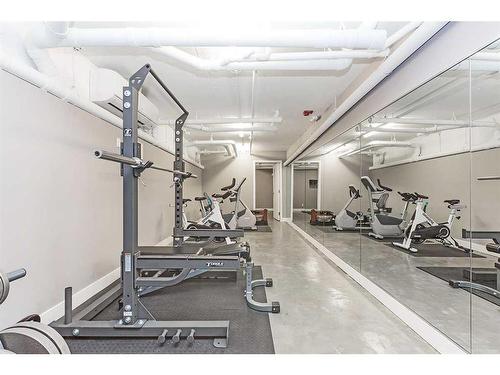 205-515 4 Avenue Ne, Calgary, AB - Indoor Photo Showing Gym Room