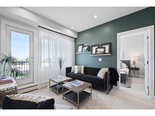 2215-395 Skyview Parkway Ne, Calgary, AB - Indoor Photo Showing Living Room