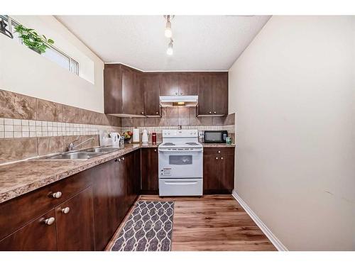 7281 Laguna Way Ne, Calgary, AB - Indoor Photo Showing Kitchen With Double Sink