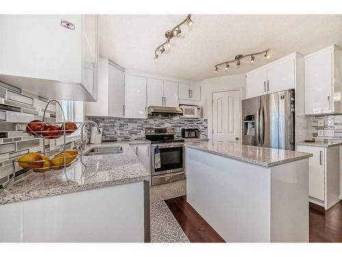 7281 Laguna Way Ne, Calgary, AB - Indoor Photo Showing Kitchen With Double Sink With Upgraded Kitchen