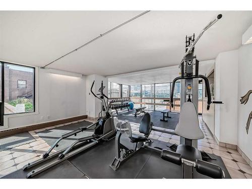 1003-1334 13 Avenue Sw, Calgary, AB - Indoor Photo Showing Gym Room