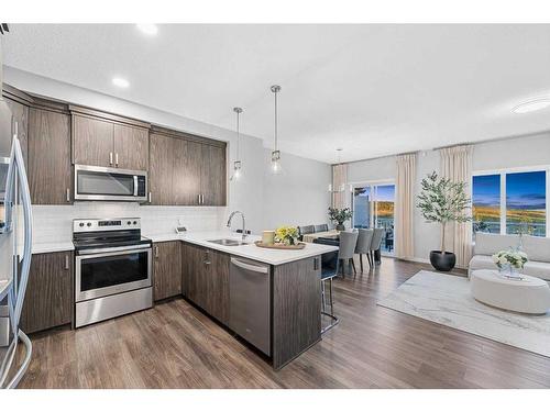 158 Carringvue Park Nw, Calgary, AB - Indoor Photo Showing Kitchen With Upgraded Kitchen