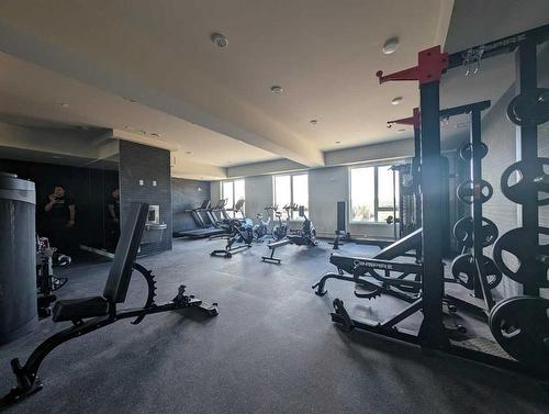 502-3932 University Avenue Nw, Calgary, AB - Indoor Photo Showing Gym Room