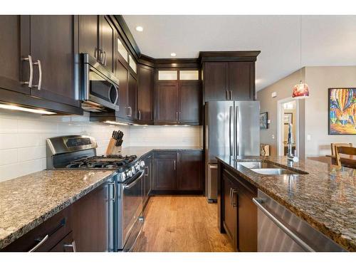 1626A 41 Street Sw, Calgary, AB - Indoor Photo Showing Kitchen With Double Sink With Upgraded Kitchen