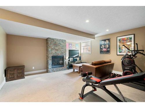 1626A 41 Street Sw, Calgary, AB - Indoor With Fireplace