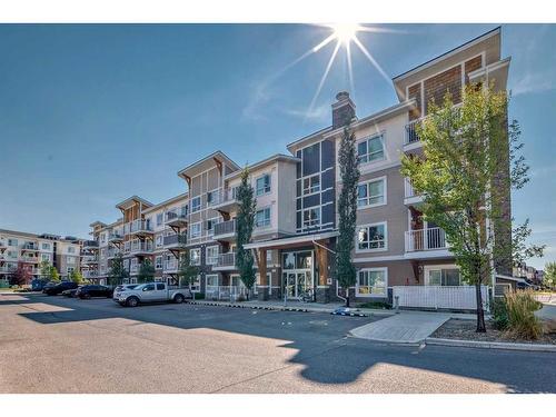 1301-302 Skyview Ranch Drive Ne, Calgary, AB - Outdoor With Balcony With Facade