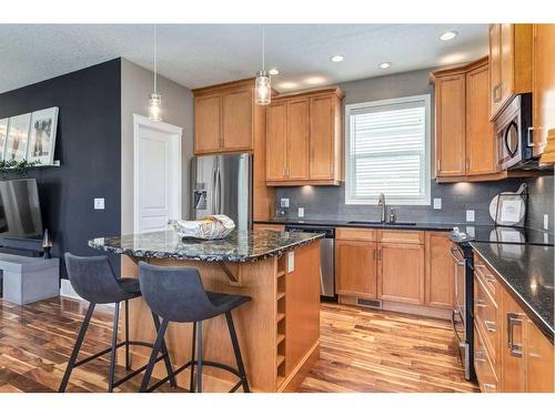 41 New Brighton Heights Se, Calgary, AB - Indoor Photo Showing Kitchen With Stainless Steel Kitchen With Upgraded Kitchen