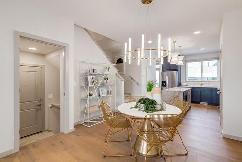 83 Heirloom Boulevard Se, Calgary, AB - Indoor Photo Showing Dining Room