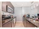 1408-225 11 Avenue Se, Calgary, AB  - Indoor Photo Showing Kitchen With Double Sink 