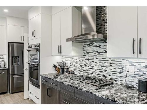 32 Legacy Cove Se, Calgary, AB - Indoor Photo Showing Kitchen With Upgraded Kitchen