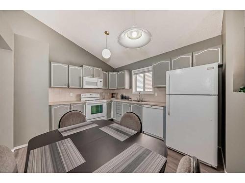 62 Erin Crescent Se, Calgary, AB - Indoor Photo Showing Kitchen With Double Sink