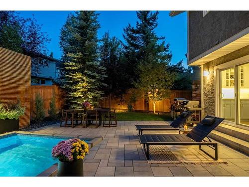 432 Strathcona Mews Sw, Calgary, AB - Outdoor With In Ground Pool With Deck Patio Veranda