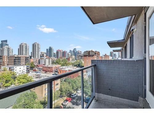 803-1225 15 Avenue Sw, Calgary, AB - Outdoor With Balcony With View With Exterior