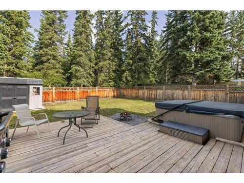 204 Cougar Point Road, Canmore, AB - Outdoor With Deck Patio Veranda With Backyard