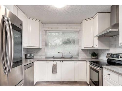 7136 Temple Drive Ne, Calgary, AB - Indoor Photo Showing Kitchen With Stainless Steel Kitchen