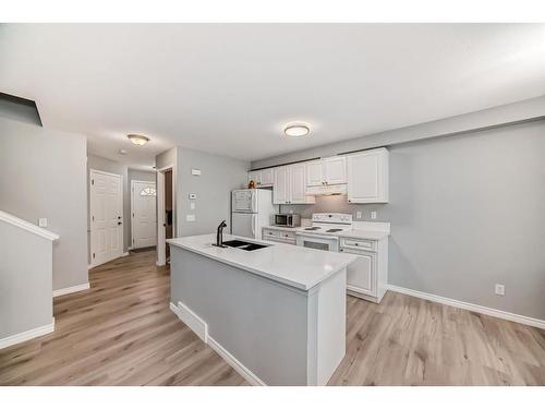 5023 Applevillage Court Se, Calgary, AB - Indoor Photo Showing Kitchen With Double Sink