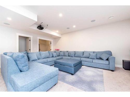 62 Waterford Road, Chestermere, AB - Indoor Photo Showing Living Room