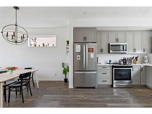 867 Mahogany Boulevard Se, Calgary, AB - Indoor Photo Showing Kitchen With Stainless Steel Kitchen With Upgraded Kitchen