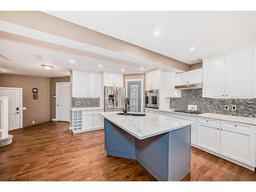 63 Chapalina Crescent Se, Calgary, AB - Indoor Photo Showing Kitchen With Upgraded Kitchen