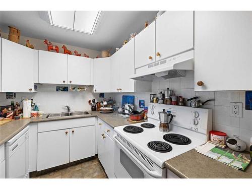 405-1732 9A Street Sw, Calgary, AB - Indoor Photo Showing Kitchen With Double Sink