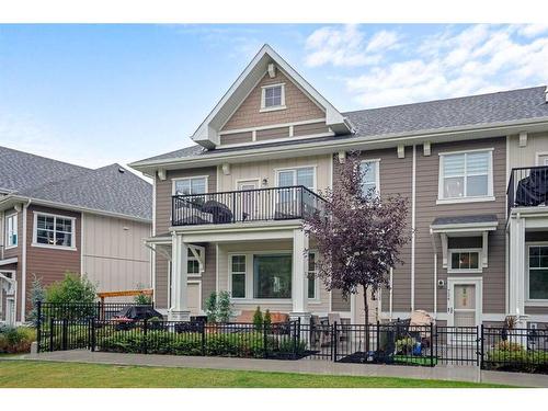 732 Cranbrook Walk Se, Calgary, AB - Outdoor With Balcony With Facade