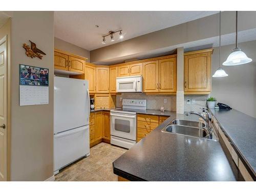 1117-48 Inverness Gate Se, Calgary, AB - Indoor Photo Showing Kitchen With Double Sink